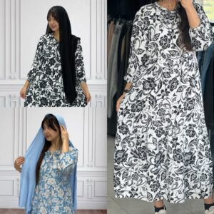 خرید عمده ساحلی یقه بندی طرح گلبرگ
