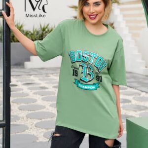 خرید عمده تیشرت پنبه لانگ بوستون