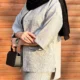 خرید عمده ست سه تکه آستین کیمونو